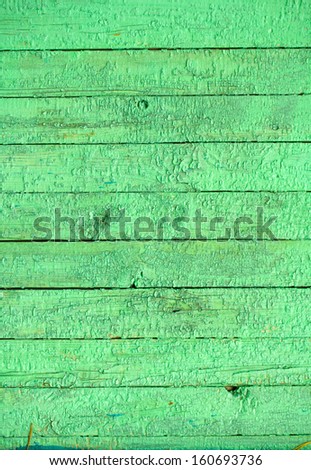Close up of an old wooden fence panels