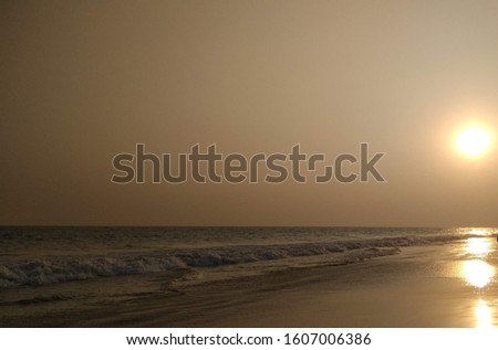Sunset at Puri Sea Beach 