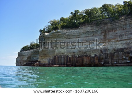 Pictured Rocks off of Lake Superior in Michigan's Upper Peninsula