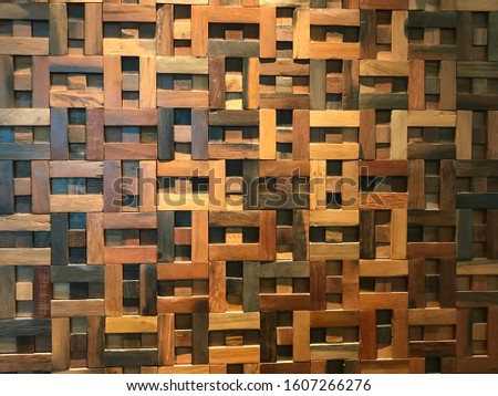 Desige wood wall background natural