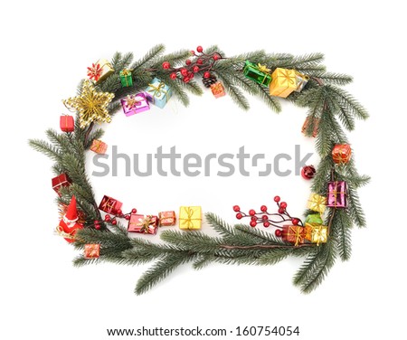 Christmas decoration wreath 