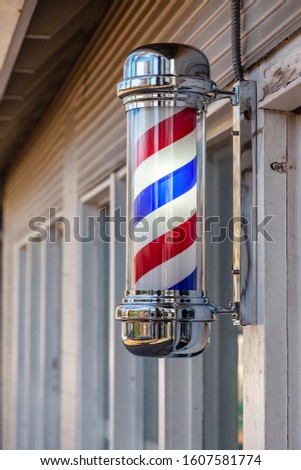 Electronic Barber's Pole Hang On the Wall