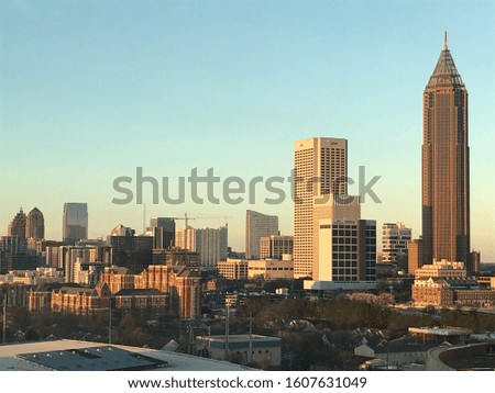 Beautiful Atlanta, Georgia Skyline (2019)