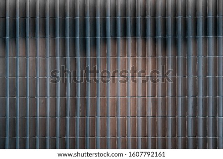 Triangle brick wall texture with illuminated light setting /background texture /interior material
