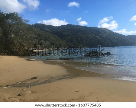 Tobago Beach during dry season