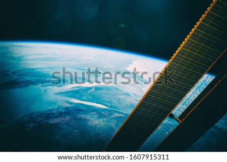 Dramatic view, earth. The elements of this image furnished by NASA.
