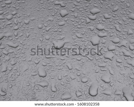 Rainwater It's raining Deposit a car