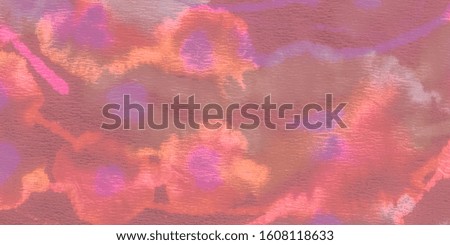 Dark red blurred color tie dye background. Hand-drawn watercolor modern dirty art design. Artistic abstract backdrop.