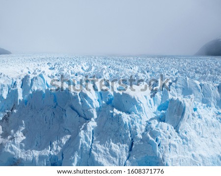Perito Moreno Glacier Landscape close up