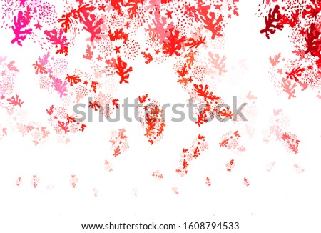 Light Red vector background with abstract shapes. Illustration with colorful gradient shapes in abstract style. Simple design for your web site.