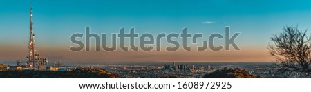 Panorama Landscape pohoto of Los Angeles scenery
