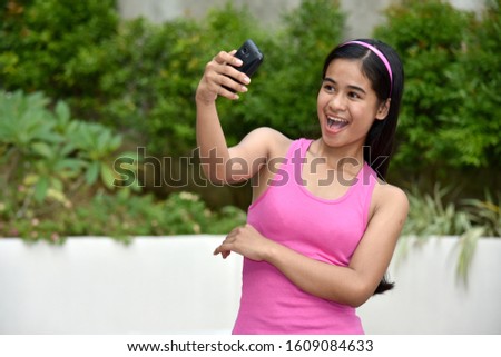 A Selfie Of Pretty Asian Person