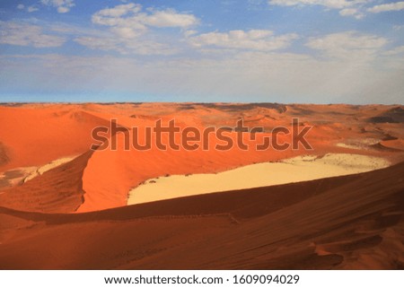 Pictures  of dunes near Big Daddy in Namibia