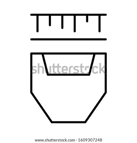 barcode scan icon or logo illustration on white background. Perfect use for website, pattern, design, etc.