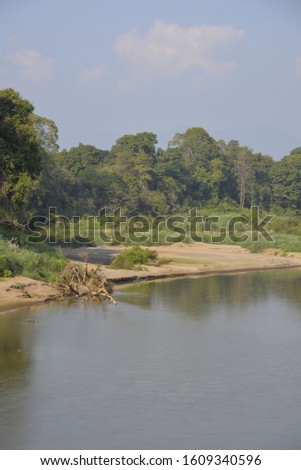 Beautiful view of the river in Kerala