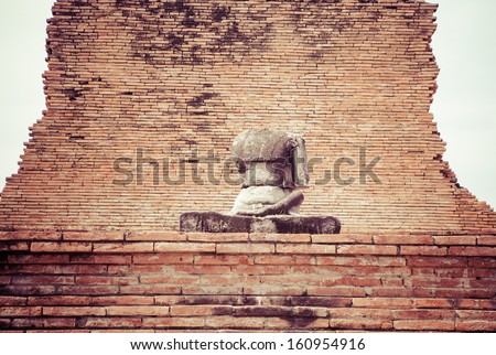 Buddha Statue without Head - Ayutthaya, Thailand