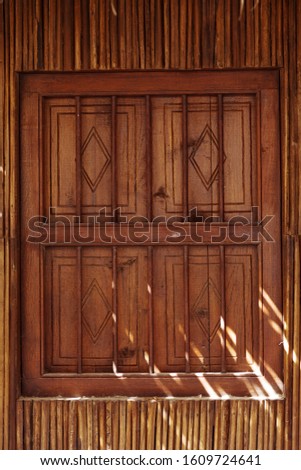 Ancient doors on the streets of old Dubai