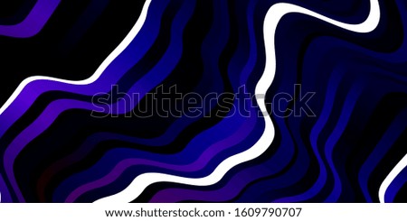 Dark Blue, Red vector template with lines. Abstract illustration with gradient bows. Pattern for ads, commercials.