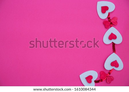 The picture of red hearts is a symbol of love on Valentine's Day festival, indicating love and is another important day on the 14th of February every year.