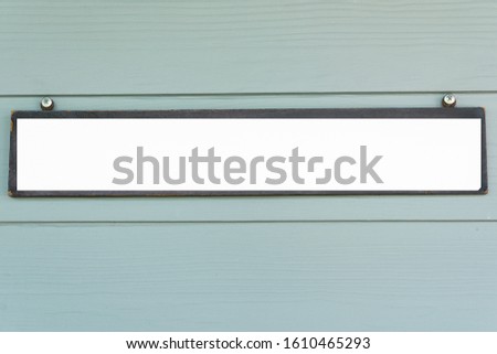  Blank wood frame on old wooden background