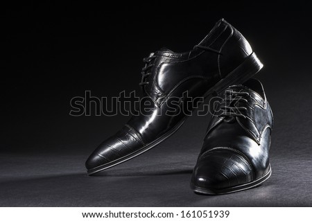 black men's shoes