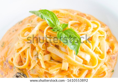healthy and creamy italian pasta