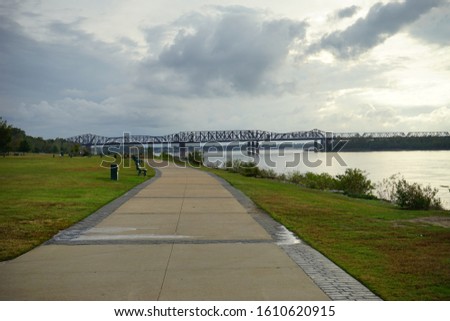 Bridge over Mississippi river at Memphis, State of Tennessee