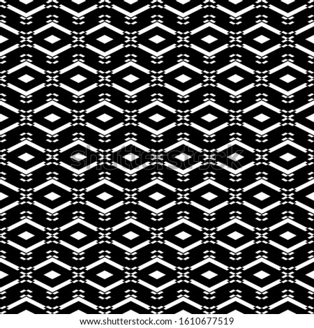 Seamless pattern. Simple shapes background. Ethnic motif. Folk wallpaper. Rhombuses, chevrons, parallelograms ornament. Geometric backdrop. Digital paper, textile print, web design, abstract. Vector