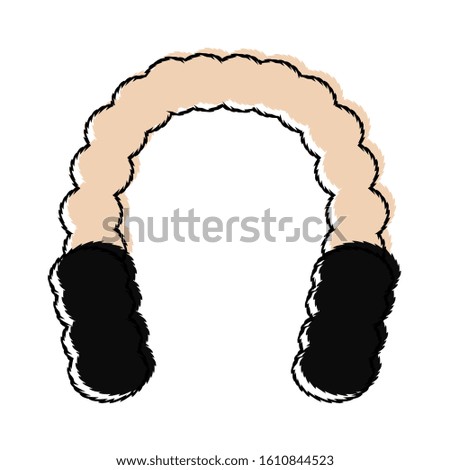 Isolated earmuffs icon. Winter clothes - Vector illustration design