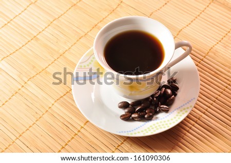 Cup of coffee close-up