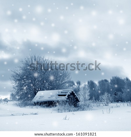  Winter landscape, scenery 