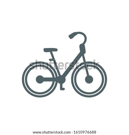 bike icon design, Vehicle bicycle cycle healthy lifestyle sport and leisure theme Vector illustration