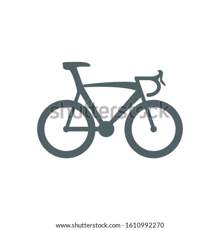 bike icon design, Vehicle bicycle cycle healthy lifestyle sport and leisure theme Vector illustration