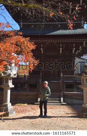 Adult woman visit Takayama, Japan 