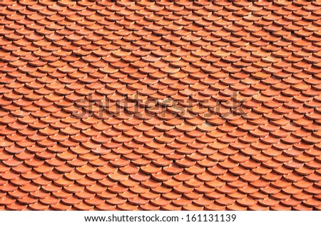 roof tiles of Buddhist temple 