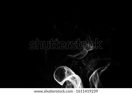Smoke background / Smoke is a collection of airborne particulates and gases emitted when a material undergoes combustion