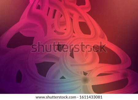 Dark Green, Red vector blurred shine abstract background. Colorful abstract illustration with gradient. Completely new design for your business.