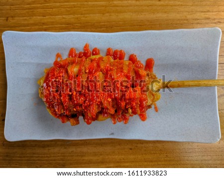 Kogo Korean Potato Corn Dog  Royalty-Free Stock Photo #1611933823