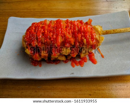 Kogo Korean Potato Corn Dog  Royalty-Free Stock Photo #1611933955