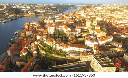 Porto. Aerial view of the city. Portugal. Drone  Photo