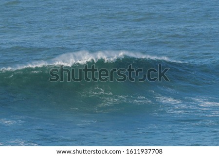 Praia do Norte. Big Waves Surf in Nazare.Portugal
