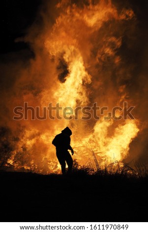 Pic of bush fire in Australia 