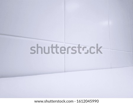 Abstract empty white interior background