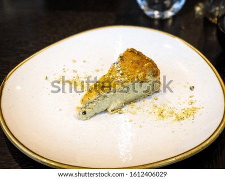 delicious home made pistachio cake 