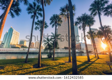 Downtown of Tampa. Tampa, Florida, USA. Royalty-Free Stock Photo #1612432585