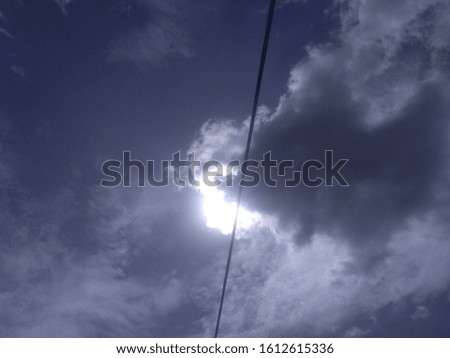 this is a photograph of clouds covering the sun during the day