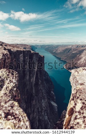 Lysefjord - view from above
