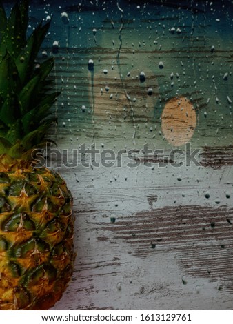  close-up of fruit, on a decorative abstract wooden surface, with a blurring / side effect. Design for cards, savers, covers, wallpapers.