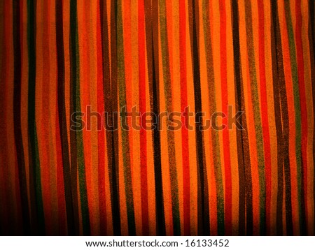Striped vintage background with rust