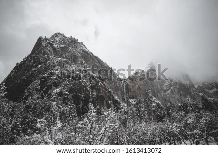 Pictures of Yosemite Valley during winter